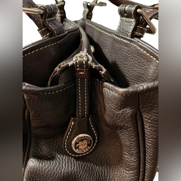 Dooney & Bourke Pebbled Leather All Weather Leather Bag/Satchel, Minimalist - Picture 13 of 17